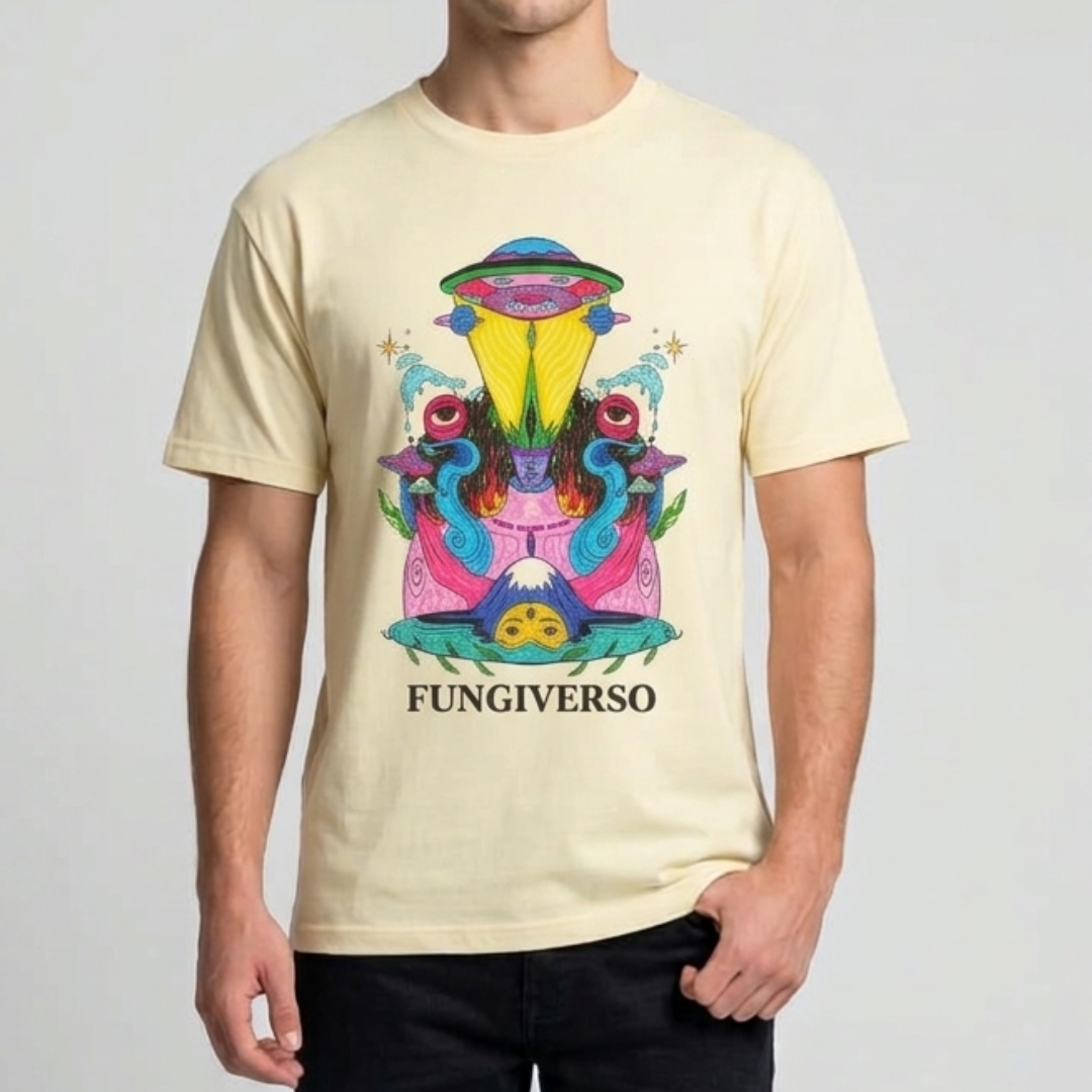 Polera Fungiverso Color