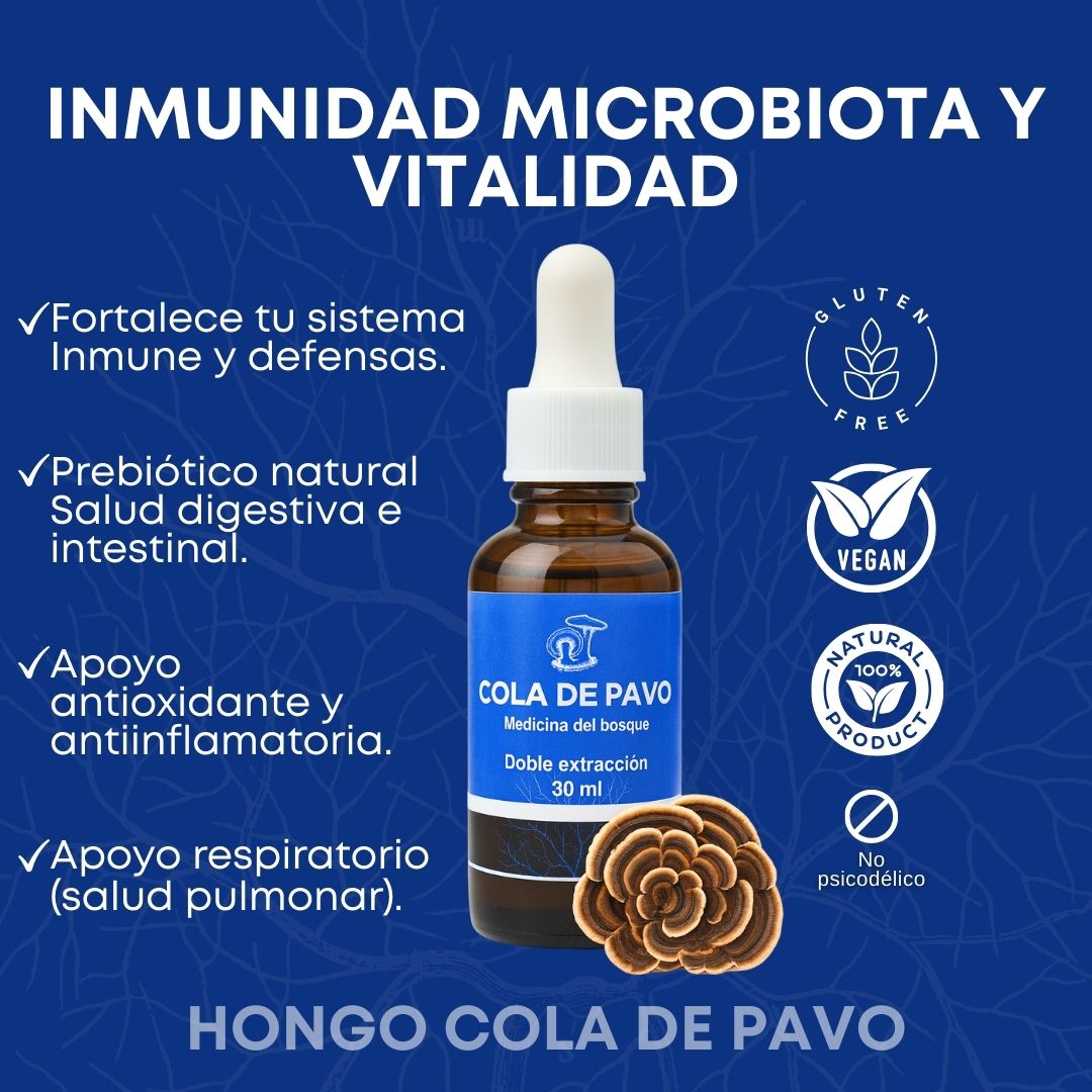 Extracto hongo Cola de pavo 30 ml
