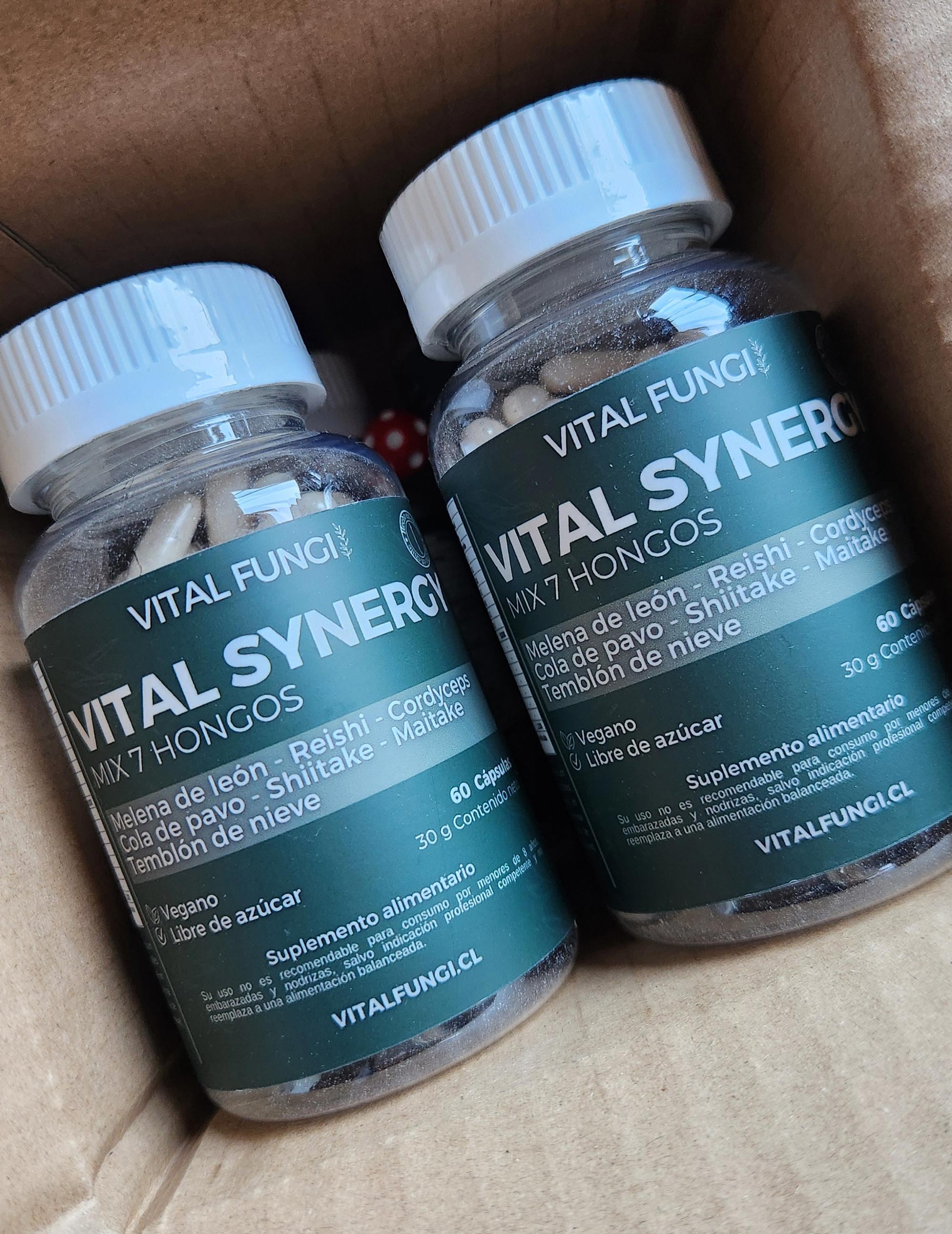 VITAL SYNERGY Cápsulas mix 7 hongos