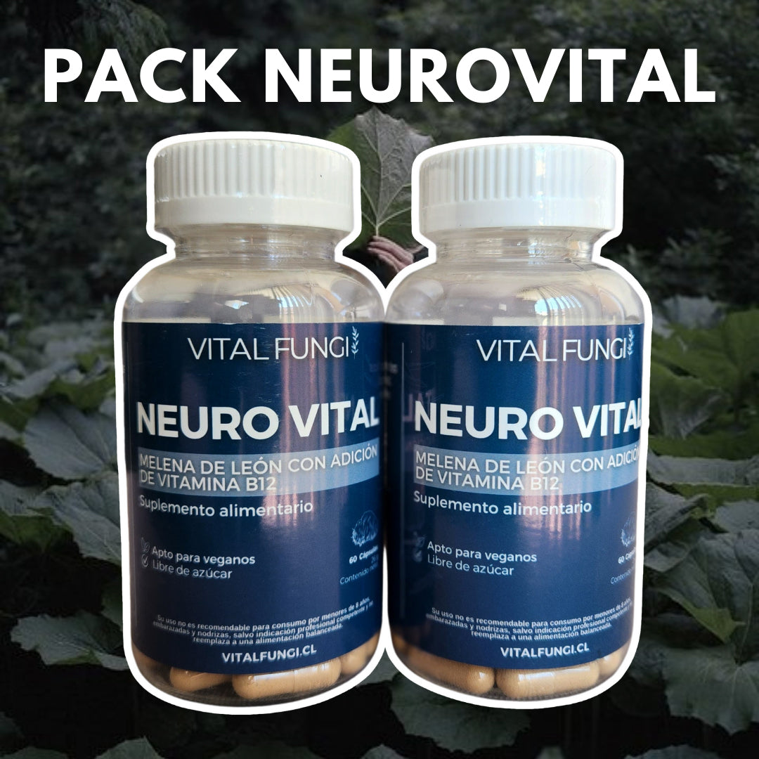 Pack 2 frascos Cápsulas NEUROVITAL