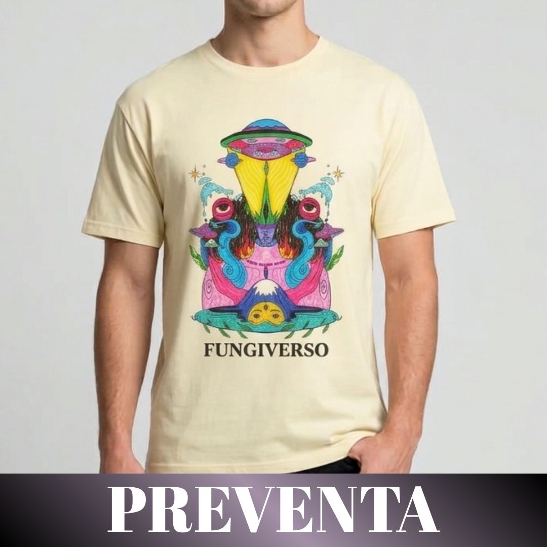 Polera Fungiverso Color