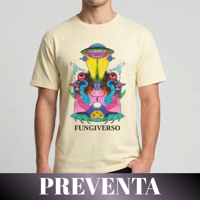 Polera Fungiverso Color